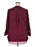 Apt. 9 Burgundy 3/4 Sleeve Blouse Size XXL - photo 2