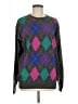 Esprit Argyle Gray Pullover Sweater Size M - photo 1