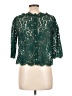 Unbranded Green 3/4 Sleeve Blouse Size L - photo 2