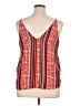 Peyton Jensen 100% Polyester Red Sleeveless Blouse Size XL - photo 2