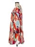 Alexis 100% Polyester Print Orange Casual Dress Size M - photo 5