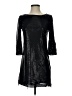 Michael Stars 100% Polyester Metallic Black Cocktail Dress Size XS - photo 1