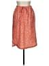 Tickled Teal Print Red Casual Skirt Size L - photo 1