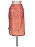 Tickled Teal Print Red Casual Skirt Size L - photo 2