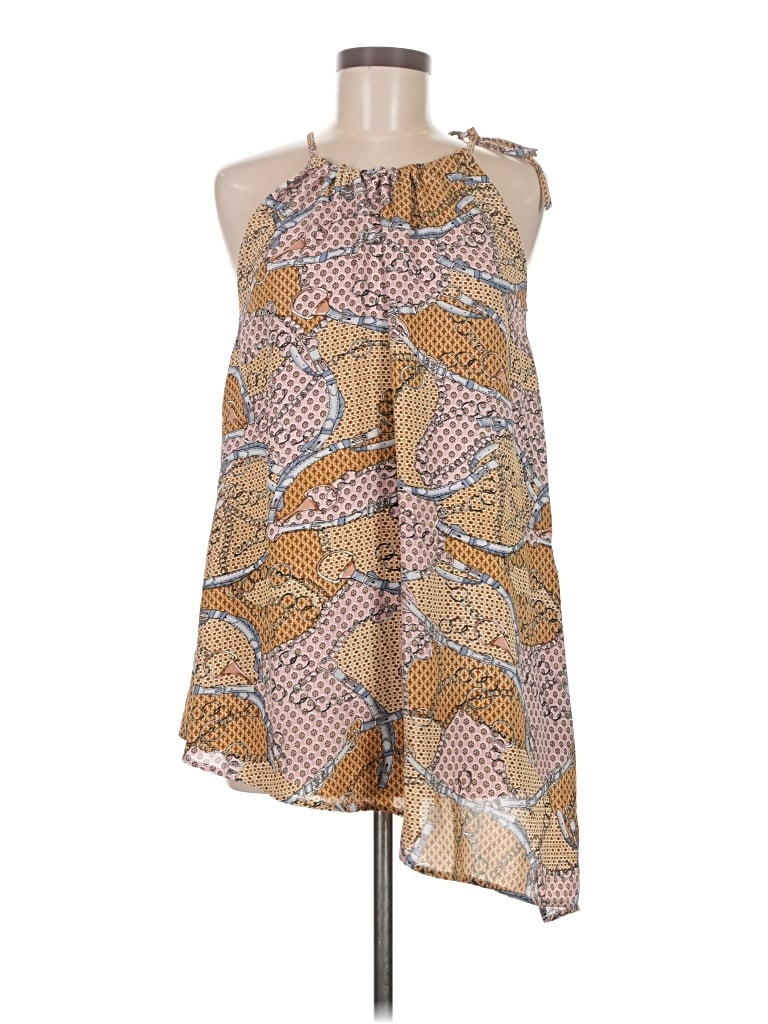 Hazel Sleeveless Blouse In Brown