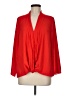 June & Hudson 100% Polyester Red 3/4 Sleeve Blouse Size M - photo 1