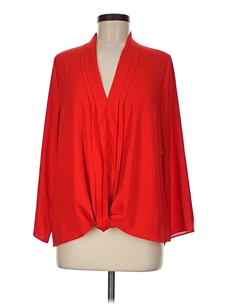 Pre-owned June & Hudson 3/4 Sleeve Blouse In Red
