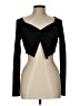 Shein Black Long Sleeve Top Size L - photo 1