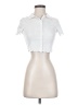 Shein White Short Sleeve Blouse Size XS - photo 1