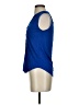 XXI Blue Sleeveless Button-Down Shirt Size S - photo 5