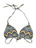 Unbranded Print Blue Swimsuit Top Size S (estimated) - photo 2
