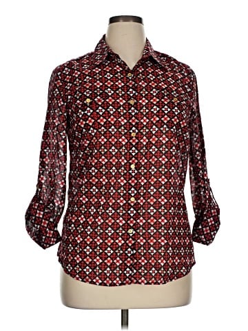 Charter Club 3/4 Sleeve Button-Down Shirt (view 1)