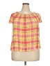 Torrid 100% Rayon Plaid Yellow Tube Top Size 2X Plus (2) - photo 1