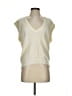Yarnworks 100% Acrylic Ivory Sweater Vest Size S - photo 1