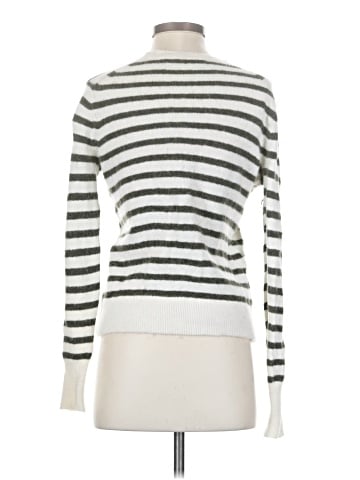Madewell Wrap-Front Sweater in Elthorne Stripe (view 2)