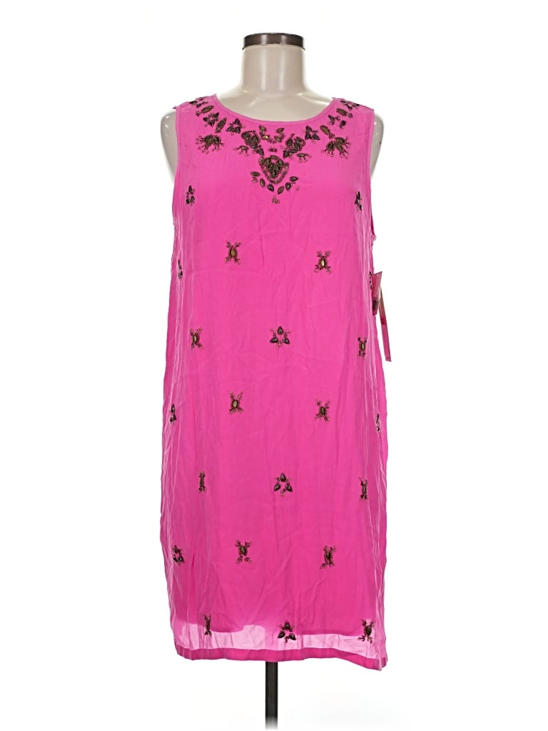 Pre-owned Sigrid Olsen Cocktail Dress In Pink