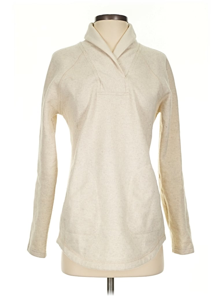 Pre-owned Prana Pullover Sweater In Ivory