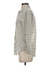 7 For All Mankind Houndstooth Ivory Long Sleeve Button-Down Shirt Size S - photo 5