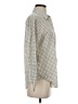 7 For All Mankind Houndstooth Ivory Long Sleeve Button-Down Shirt Size S - photo 4