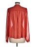 Time and Tru 100% Polyester Red Long Sleeve Blouse Size M - photo 2