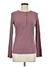 Unbranded Burgundy Long Sleeve Henley Size M - photo 1