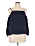 Haute Monde 100% Polyester Blue Sleeveless Blouse Size L - photo 1