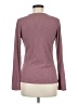 Unbranded Burgundy Long Sleeve Henley Size M - photo 2