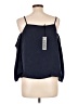 Haute Monde 100% Polyester Blue Sleeveless Blouse Size L - photo 2