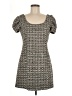 Aqua Tweed Gray Casual Dress Size M - photo 1