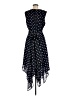 Just Class Polka Dots Blue Casual Dress Size 6 (estimated) - photo 2