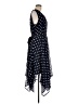 Just Class Polka Dots Blue Casual Dress Size 6 (estimated) - photo 4