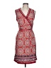 Max Studio Paisley Red Casual Dress Size L - photo 1