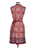 Max Studio Paisley Red Casual Dress Size L - photo 2