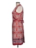 Max Studio Paisley Red Casual Dress Size L - photo 5