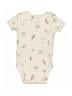 Carter's 100% Cotton Print Ivory Short Sleeve Onesie 0-3 MO / 3 MO - photo 2