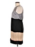 Warehouse 100% Polyester Color Block Gray Casual Dress Size UK 12 / US 8 - photo 5