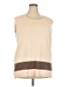 Apart Tan Sweater Vest Size 2X - photo 1