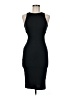 Pink Rose Solid Black Cocktail Dress Size M - photo 1