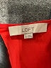 Ann Taylor LOFT 100% Polyester Solid Red Casual Dress Size 0 - photo 7