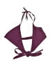 Unbranded Solid Burgundy Purple Swimsuit Top Size M - photo 1