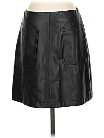 Maeve Faux Leather Skirt (view 1)