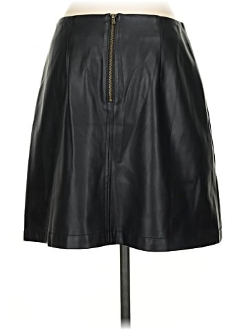 Maeve Faux Leather Skirt (view 2)
