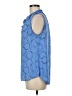 Apt. 9 100% Polyester Blue Sleeveless Blouse Size M - photo 5