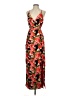 Hutch 100% Polyester Tropical Red Cocktail Dress Size S - photo 1