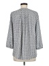 NYDJ 100% Polyester Gray 3/4 Sleeve Blouse Size M - photo 2