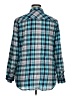Cato 100% Cotton Plaid Teal Long Sleeve Button-Down Shirt Size XL - photo 2