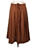 Shein Solid Brown Casual Skirt Size 4 - photo 1