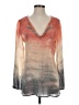 Barbara Lesser Orange Long Sleeve Blouse Size S - photo 1
