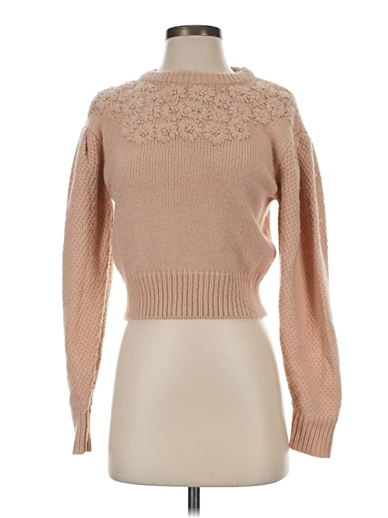 Pre-owned Astr Turtleneck Sweater In Tan