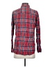 Forever 21 Plaid Red Long Sleeve Button-Down Shirt Size S - photo 2